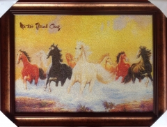 tranh gạo màu mã đáo GM5070