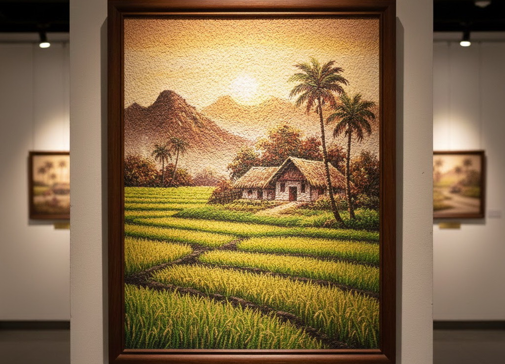 Tranh gạo nghệ thuật